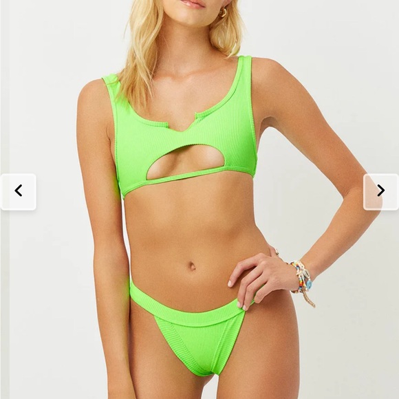 Frankie’s bikinis set, Cole top and bottom, peach color - Picture 8 of 8